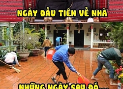 Sự khác nhau giữa ngày đầu về nghỉ Tết và những ngày tiếp theo: Phũ nhưng đúng đến muốn khóc