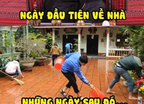 Sự khác nhau giữa ngày đầu về nghỉ Tết và những ngày tiếp theo: Phũ nhưng đúng đến muốn khóc