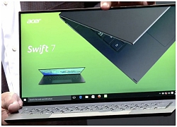 Acer ra mắt Swift 7 (2019): Mỏng chưa đến 1cm, tỷ lệ màn hình 92%, chip Intel Core i7-8500Y, giá từ 1.699 USD