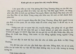 Bộ trưởng Công Thương Trần Tuấn Anh xin lỗi nhân dân vì vụ "xe biển xanh đón người nhà"