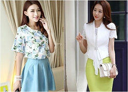 Chân váy pastel đẹp xuân hè 2019 cho nàng mát mẻ đến công sở