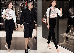 Ngọc Trinh thử đồ hiệu cùng Khắc Tiệp chuẩn bị cho Milan Fashion Week 2019