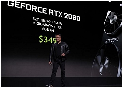 Nvidia ra mắt card đồ họa RTX 2060, mạnh hơn GTX 1070 Ti, giá 350 USD