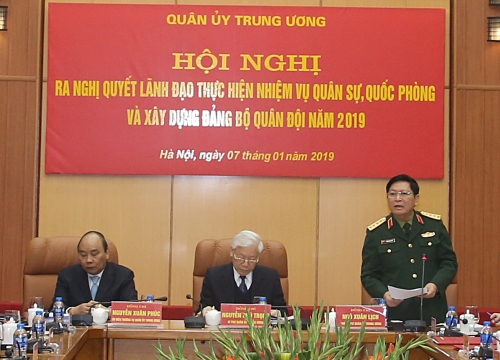 Quân ủy Trung ương ra Nghị quyết lãnh đạo thực hiện nhiệm vụ quân sự, quốc phòng năm 2019