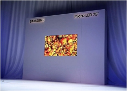 Samsung khoe TV MicroLED 75 inch siêu mỏng