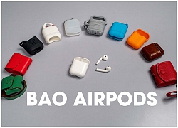 Trên tay một số bao, hộp đựng tai nghe Airpods giá dưới 500 ngàn