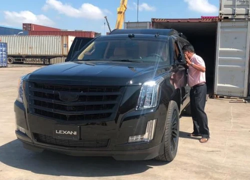 Việt Nam chuẩn bị đón Cadillac Escalade độ Lexani cực độc