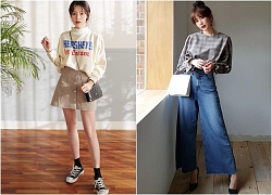 5 cách mix đồ với áo sweater cực đẹp cho bạn gái trẻ trung, năng động