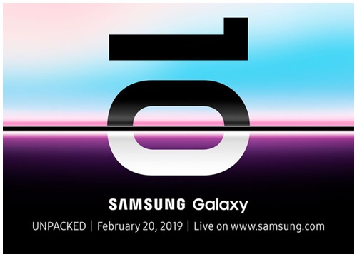 CHÍNH THỨC: Samsung Galaxy S10 sẽ ra mắt vào ngày 20/2