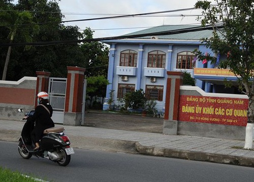 Quảng Nam: Kỷ luật phó bí thư Đảng ủy khối các cơ quan