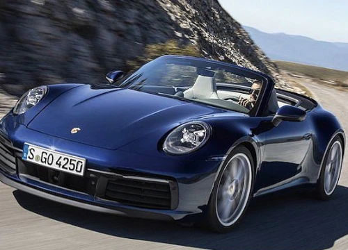 Ra mắt mui trần Porsche 911 Cabriolet thế hệ mới, mở mui chỉ 12 giây