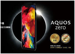 Sharp trình làng AQUOS Zero, chiếc smartphone 6 inch nhẹ nhất thế giới, trọng lượng chỉ 146 gram, giá 15 triệu