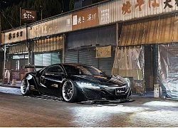 Siêu xe Honda NSX "biến hình" với widebody LB Works