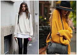 27+ Áo len oversize nữ đẹp Hàn Quốc cho thu đông ấm áp