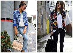 30+ Áo khoác blazer hoa đẹp cho đông se lạnh phong cách Hàn Quốc