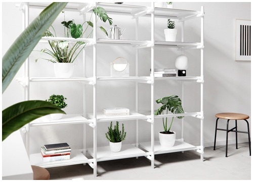 Căn hộ với sự kết hợp hoàn hảo giữa màu xanh của lá và màu trắng của phong cách Scandinavian