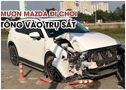 Mượn Mazda CX5 của anh trai đi chơi, giữa đường thì xe nát đầu