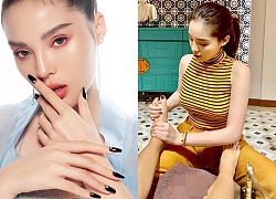 Tự phục vụ khách tại tiệm nail, Hoa hậu Kỳ Duyên bị nhắc nhở 'đeo bao tay tránh lây nhiễm bệnh xã hội'