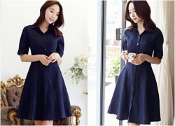 Váy đầm liền thân shirt dress đẹp xuân hè 2019 cho nàng công sở