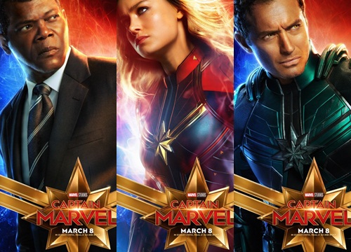 'Captain Marvel' công bố 10 poster nhân vật: Đến con mèo cũng có ảnh riêng, vai của Jude Law vẫn được giữ bí mật