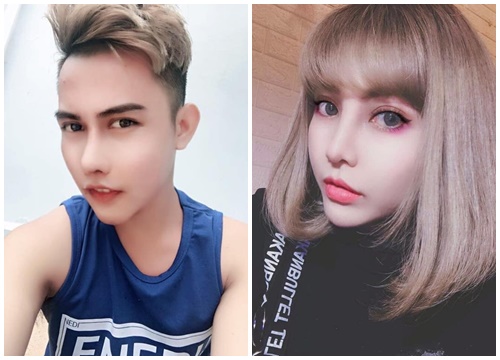 Cứ tưởng là hot girl nào, hoá ra chỉ là Tùng Sơn vừa make up thôi!