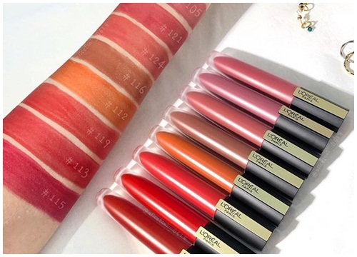 Rouge Signature Lasting Matte Liquid Lipstick tự tin là dòng son kem lì 'sang chảnh' nhất của L'Oréal