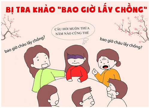 'Bao giờ lấy chồng' và những nỗi sợ của hội gái ế trong ngày Tết