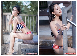 Chiêm ngưỡng thân hình mỹ miều, đường cong gợi cảm của hotgirl Thái trong bộ đồ tắm 2 mảnh