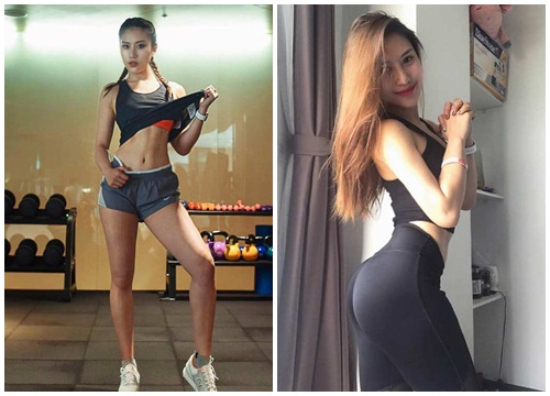 "Hot girl phòng gym Việt" có vòng mông gần một mét không chỉ nhờ ngồi xổm