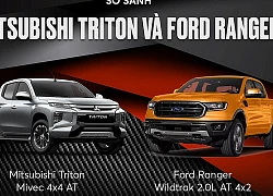 So kè Mitsubishi Triton vs Ford Ranger: Vận hành đấu tiện nghi