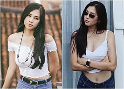 Tiểu Vy diện croptop khoe khéo vòng eo con kiến và khuôn ngực 'vạn người mê'