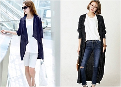 Các mẫu áo cardigan nữ dáng dài khiến chị em "phát sốt"