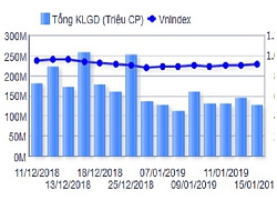 Chứng khoán rung lắc mạnh gần MA50