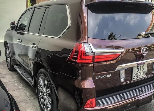 Đại gia Sài Gòn vung tay sắm Lexus LX570 màu lạ, đeo biển số tứ quý 9