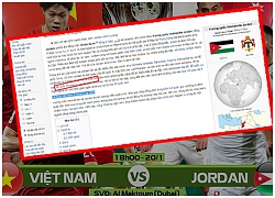 Quá vui vì đội nhà thắng Jordan, fan Việt dám "troll" cả đội bạn nhờ chỉnh sửa website Wikipedia