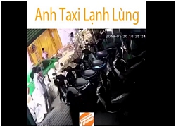 Taxi "lạnh lùng" xô đổ toàn bộ bàn tiệc dựng trên đường, mở lối đi