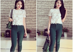 Thoáng mát với 4 kiểu áo croptop đúng điệu xuân hè năm nay