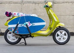 Vừa mua xe, chủ nhân "đập" Vespa Primavera để độ phong cách lướt sóng