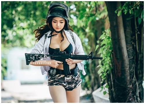 Bộ ảnh Cosplay PUBG cực quyến rũ khiến người xem 'xịt máu mũi'