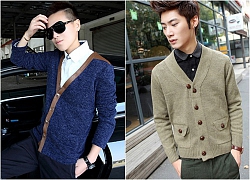 Cardigan cực chất cho chàng