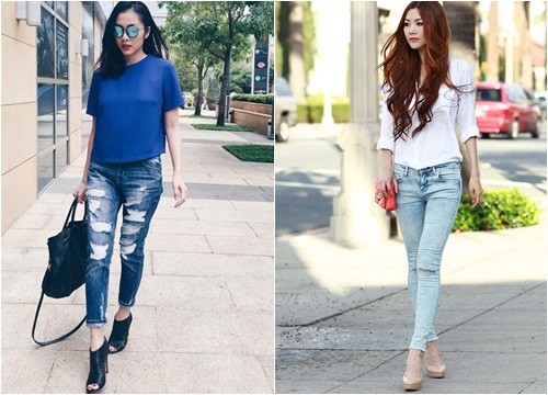 4 gam màu áo kết hợp cùng quần Jeans giúp nàng tỏa sáng, lung linh diện Tết