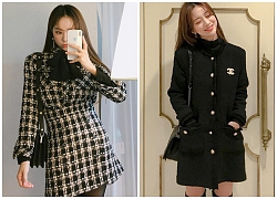 Dễ mặc đẹp mà lại sang chảnh hết nấc, váy áo vải tweed chính là thứ mà nàng nào cũng nên sắm để diện Tết