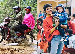 H&#8217;Hen Niê &#8220;trèo đèo lội suối&#8221; lên Tây Bắc tặng bánh chưng cho trẻ em nghèo