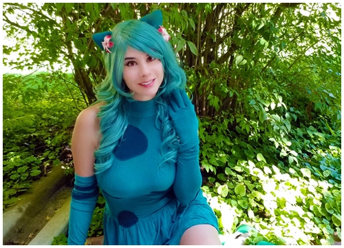 Cosplay Pokemon Bulbasaur siêu cấp đáng yêu