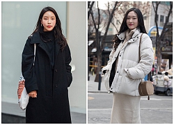 Street style Hàn: Đen trắng lại lên ngôi