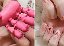 Chùm ảnh: Năm Hợi phải làm nail con heo thì ăn Tết mới ngon