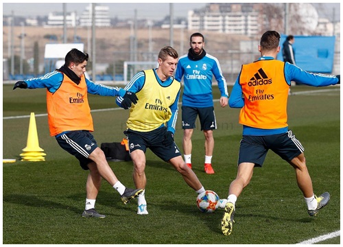 Vừa thắng tưng bừng, Real liền trở lại chuẩn bị cho El Clasico