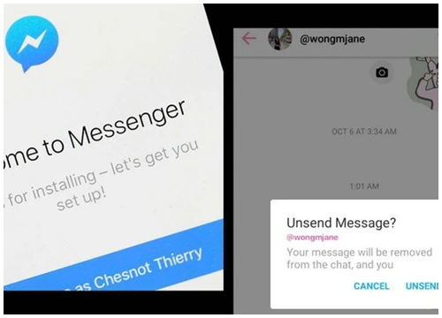 Facebook Messenger đã cho phép xóa tin nhắn đã gửi, nhưng chỉ trong 10 phút