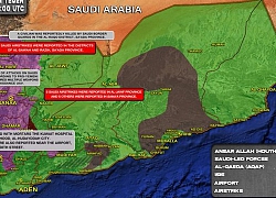 Houthi liên tục tấn công Liên minh quân sự vùng Vịnh, bắn hàng loạt tên lửa vào Ả rập Xê-út