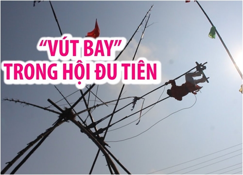 Nam thanh nữ tú "vút bay" đu tiên trong nắng xuân